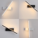 LED Wall Sconces Bedside Modern Black Eye Protection Wall Lamps Living Room Indoor Wall Light 20 W