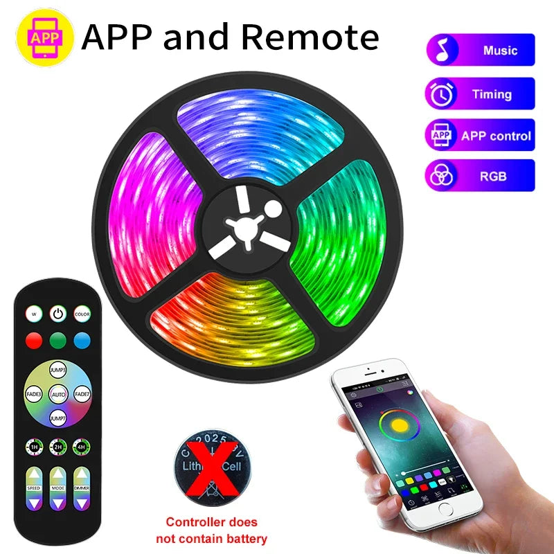 DC5V Non-waterproof USB RGB 5050 LED Strip TV Backlight Kit 17 Keys - Foto 9