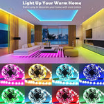 1M-30M LED Strip Light 5050 RGB 5V USB Bluetooth LED Lights Flexible Ribbon Tape Neon Lights TV Desktop BackLight Diode Tape