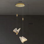 Butterfly LED Crystal Pendant Light | FAUCETEC