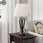 Rockefeller Desk Lamp Fabric E27 LED Table Lamp Contemporary Traditional Table Lamp