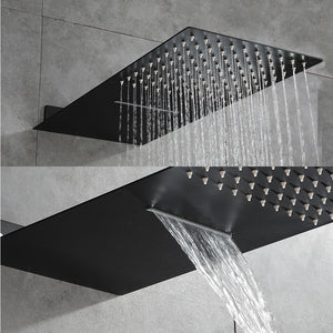 Matte Black Shower Faucets | FAUCETEC