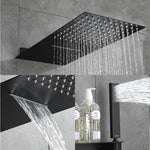 Matte Black Shower Faucets | FAUCETEC