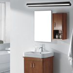 LED Arcylic Vanity Light | Black Bathroom Wall Sconce | FAUCETEC
