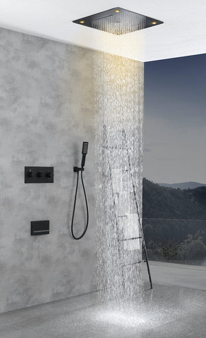 Rainfall Ceiling Thermostatic Shower | Thermostatic Shower | FAUCETEC