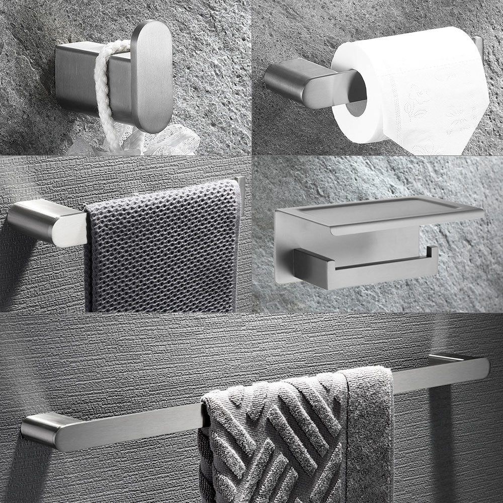 Towel Bar Toilet Paper Holder Bathroom Accessory Set FAUCETEC