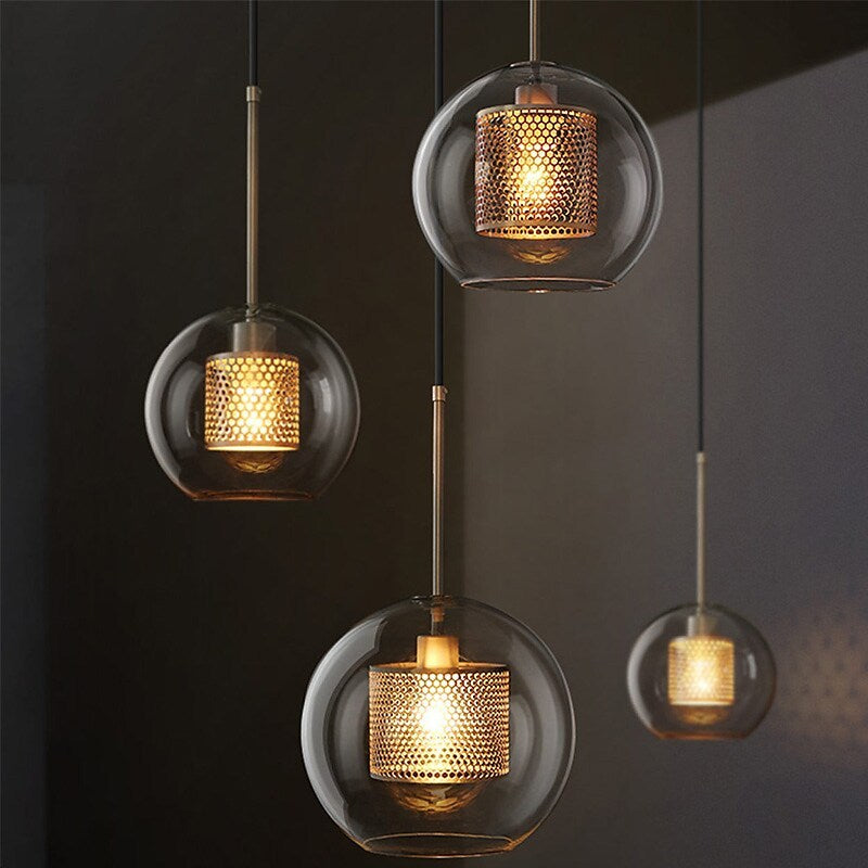 Single Pendant Light LED Farmhouse Lantern Hanging light Morden Industrial Style