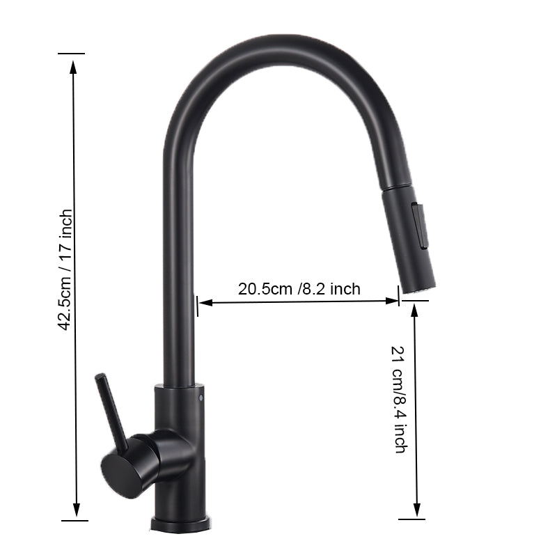 Bronze Kitchen Faucet | Pull Down Kitchen Faucet | FAUCETEC