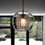 Single Island Design Pendant Light 20 cm Globe LED Glass Lantern Nordic Style 1-Light