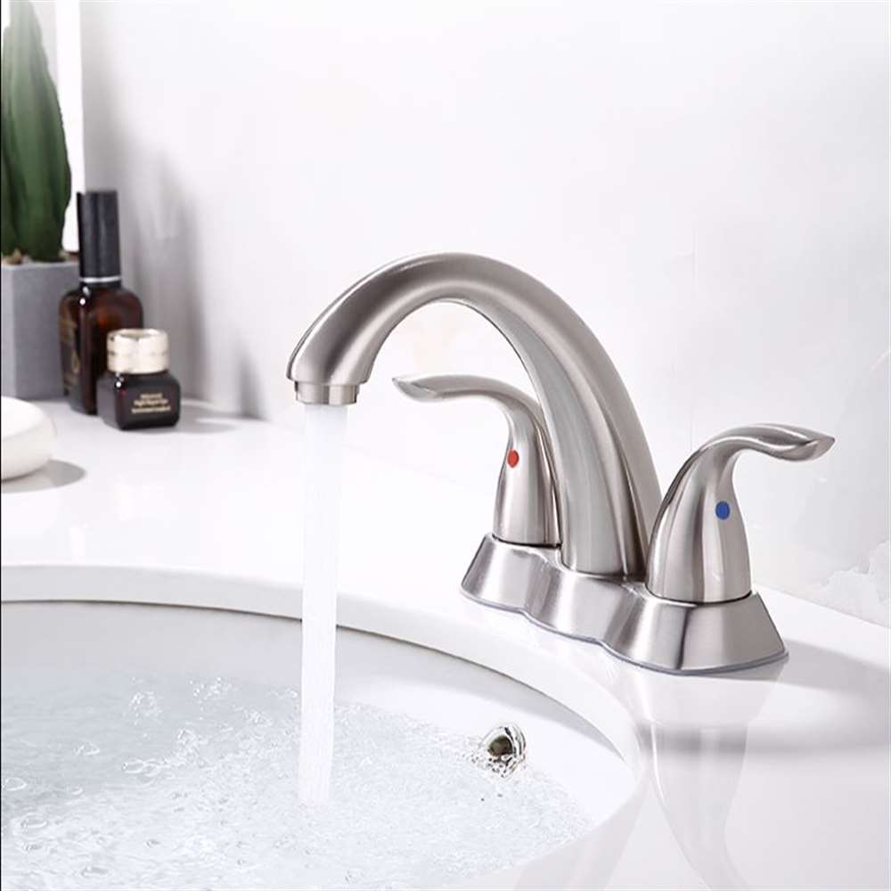 Centerset Bathroom Faucet | Lavatory Faucet Water Tap | FAUCETEC