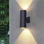LED Outdoor Wall Light | Waterproof Black Outdoor Lamp | FAUCETEC