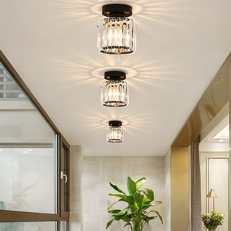 Modern Semi Ceiling Light Flush Mount Ceiling Light FAUCETEC