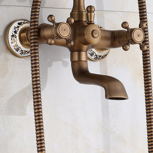 Clawfoot Bathtub Faucet | Hand Held Shower Faucet | FAUCETEC